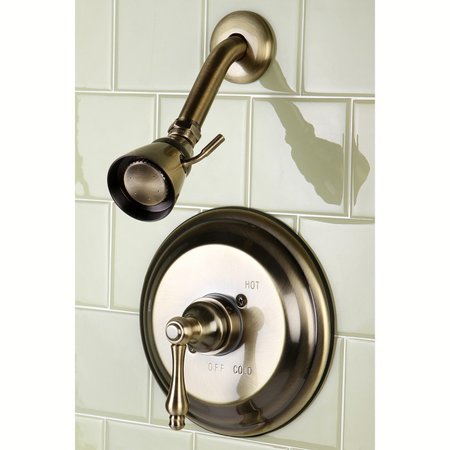 Kingston Brass KB3633ALSO Pressure Balanced Shower Faucet, Antique Brass KB3633ALSO